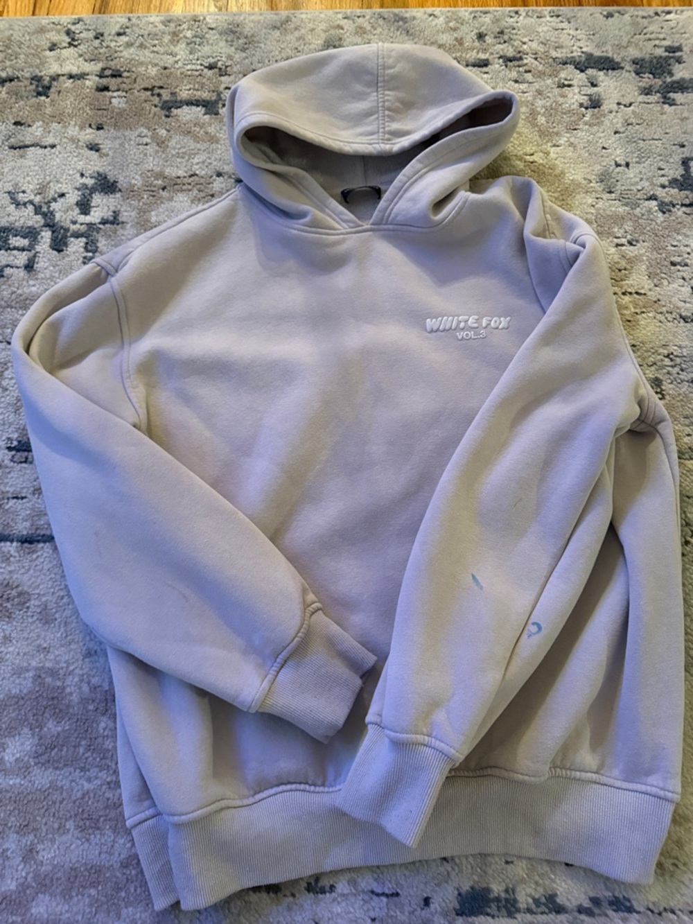 Vol.1  WHITEFOX Hoodie - Womens Pullover Sweatshirt in beige
